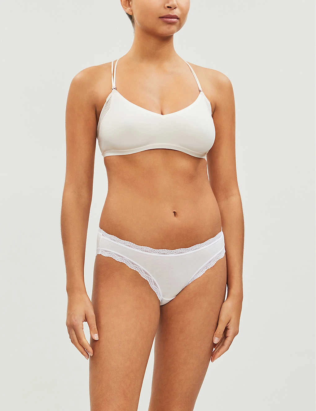 Pack Of Four Lace Stretch-jersey Briefs 5 Pack Of Four Lace Stretch-jersey Briefs - Image 3