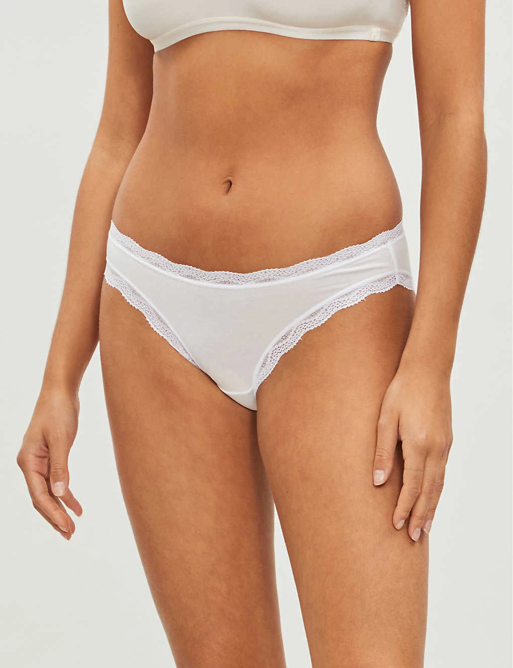 Pack Of Four Lace Stretch-jersey Briefs 4 Pack Of Four Lace Stretch-jersey Briefs - Image 2