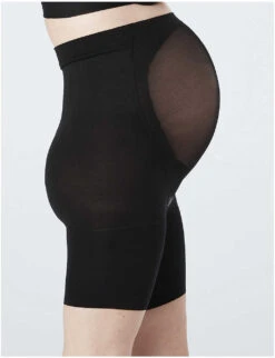 Spanx Mama Power Knitted Shorts 9 Spanx Mama Power Knitted Shorts -Sweaty Betty Store 1094 3004166 163 BLACK ALT03