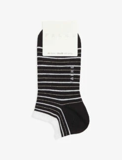 Falke Glitter Stripe Cotton-blend Trainer Socks