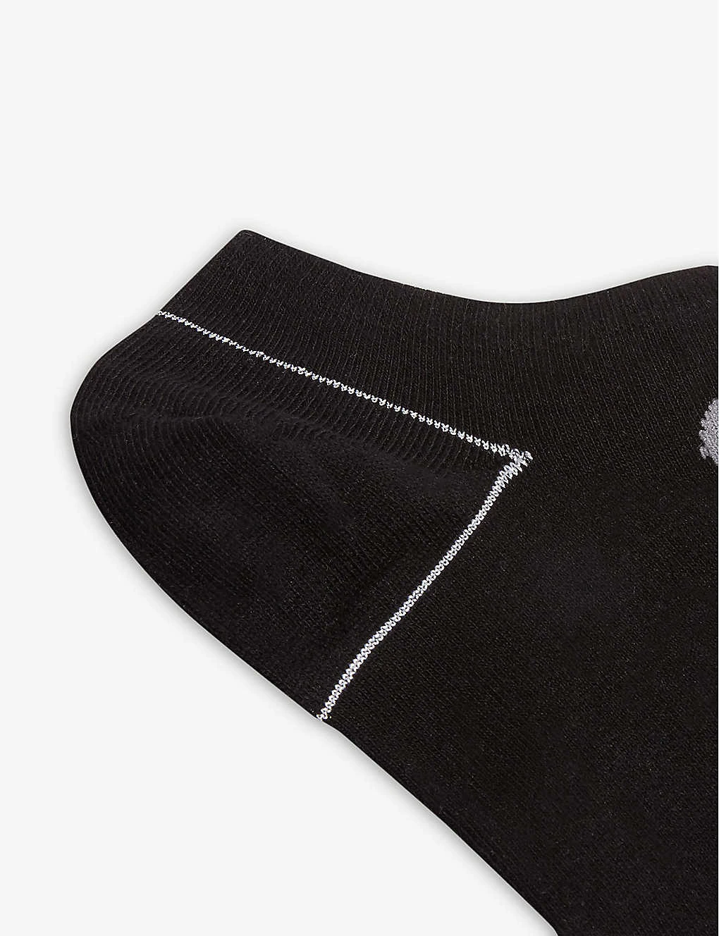 Calvin Klein Logo Print Cotton-blend Trainer Socks Set Of Two 4 Calvin Klein Logo Print Cotton-blend Trainer Socks Set Of Two - Image 2