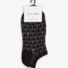 Calvin Klein Logo Print Cotton-blend Trainer Socks Set Of Two -Sweaty Betty Store 121 3000437 ECX77500 BLACK M