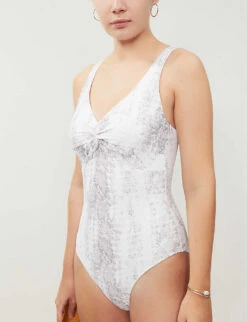 Twist Snake-print Swimsuit 11 Twist Snake-print Swimsuit -Sweaty Betty Store 186 3001349 COREHK0255 SNAKE ALT03