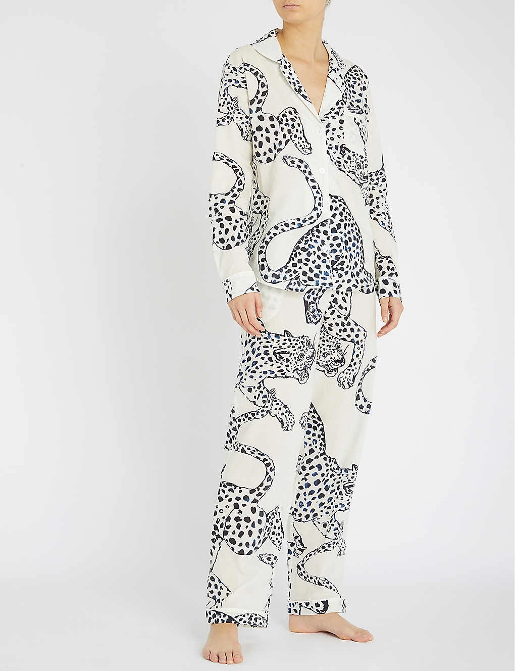 Printed Cotton Pyjama Set 5 Printed Cotton Pyjama Set - Image 3