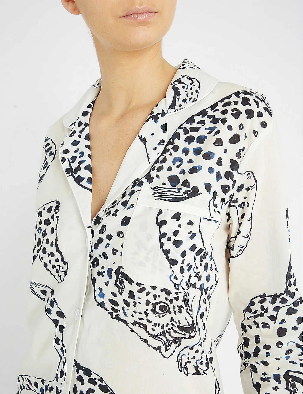 Printed Cotton Pyjama Set 8 Printed Cotton Pyjama Set - Image 6