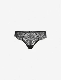 Aubade Danse Des Sens Low-rise Floral-lace Thong