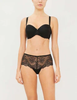 Aubade Danse Des Sens Low-rise Floral-lace Briefs 9 Aubade Danse Des Sens Low-rise Floral-lace Briefs -Sweaty Betty Store 218 3003319 OG70 BLACK ALT01