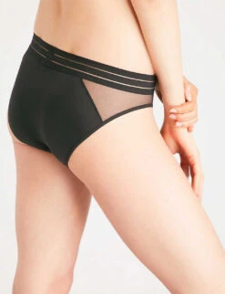 MAISON LEJABY NUFIT Mesh Bikini Briefs 15 MAISON LEJABY NUFIT Mesh Bikini Briefs -Sweaty Betty Store 218 3005182 171263 BLACK ALT04