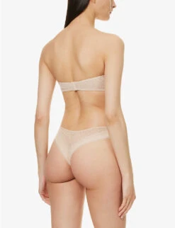 Wacoal Halo Stretch-lace Strapless Bra -Sweaty Betty Store 218 76029603 WA854205 NATURALLYNUDE ALT03