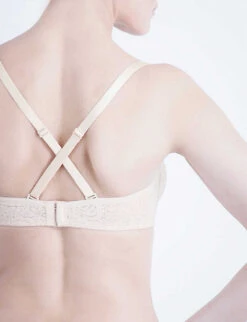 Wacoal Halo Stretch-lace Strapless Bra -Sweaty Betty Store 218 76029603 WA854205 NATURALLYNUDE ALT07