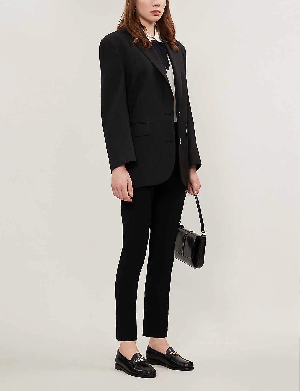 CLAUDIE PIERLOT Poulin Slim Mid-rise Woven Trousers 5 CLAUDIE PIERLOT Poulin Slim Mid-rise Woven Trousers - Image 3