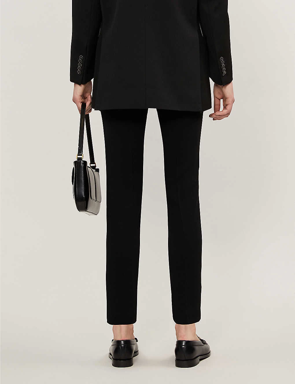 CLAUDIE PIERLOT Poulin Slim Mid-rise Woven Trousers 6 CLAUDIE PIERLOT Poulin Slim Mid-rise Woven Trousers - Image 4