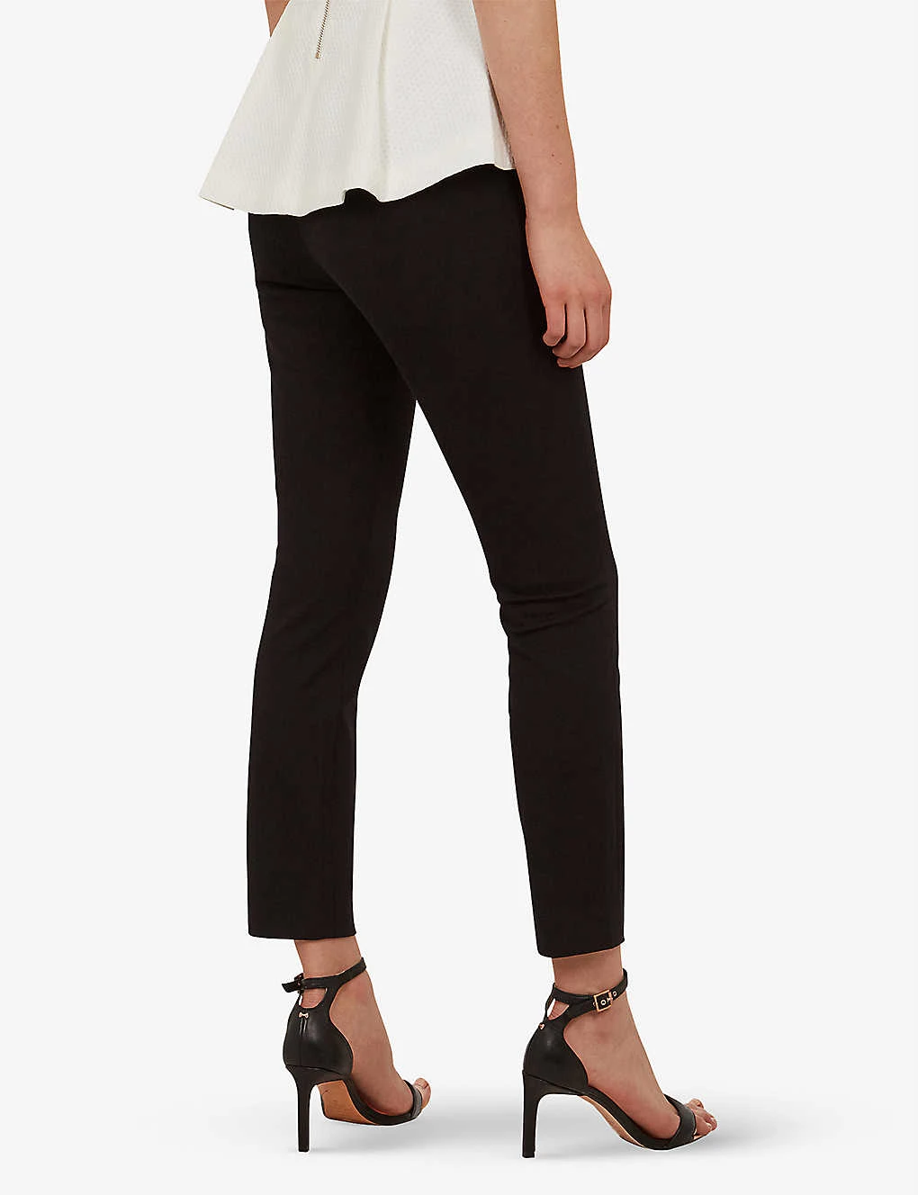 Ted Baker Cemelia Cropped Skinny High-rise Ponte-knit Trousers 5 Ted Baker Cemelia Cropped Skinny High-rise Ponte-knit Trousers - Image 3