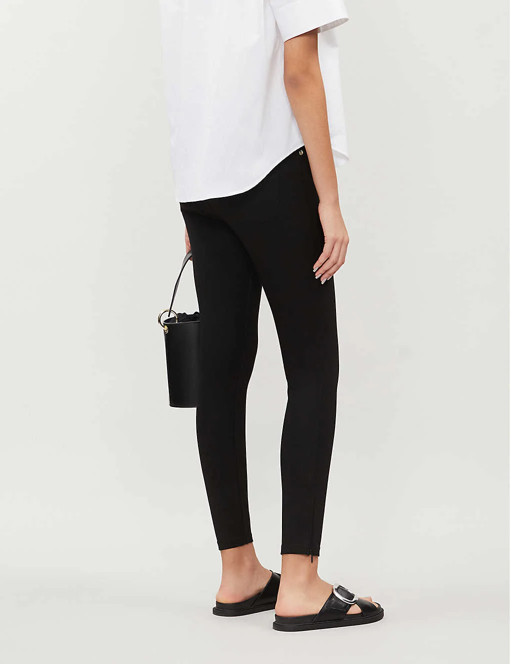 Ted Baker Zipped-cuff High-rise Stretch-jersey Leggings 6 Ted Baker Zipped-cuff High-rise Stretch-jersey Leggings - Image 4