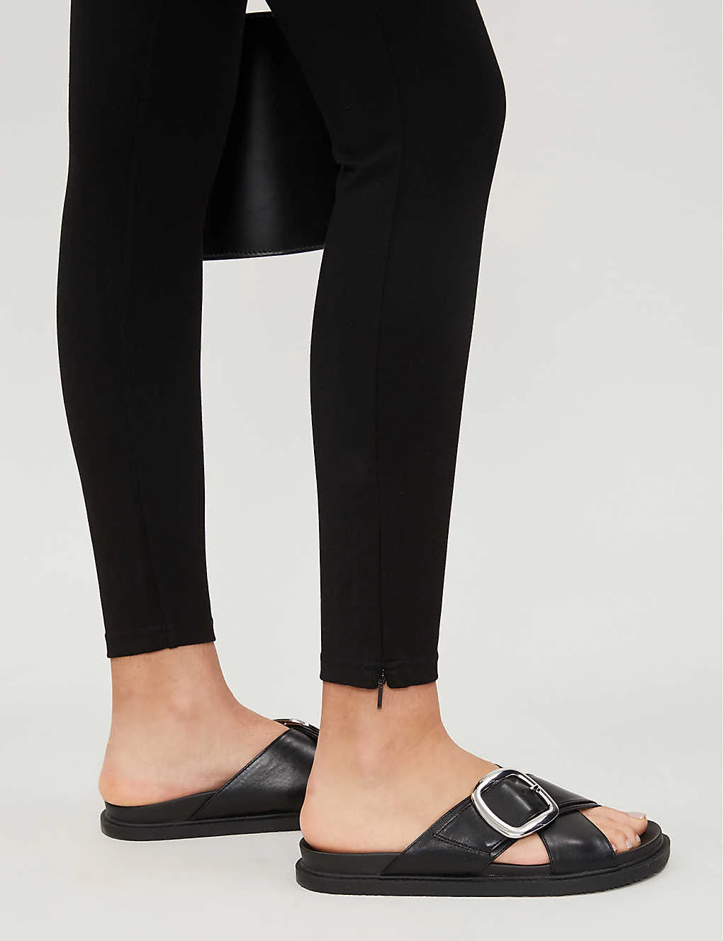 Ted Baker Zipped-cuff High-rise Stretch-jersey Leggings 7 Ted Baker Zipped-cuff High-rise Stretch-jersey Leggings - Image 5