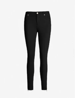 Ted Baker Zipped-cuff High-rise Stretch-jersey Leggings