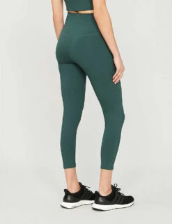 Girlfriend Collective Compressive 7/8 High-rise Stretch-jersey Leggings -Sweaty Betty Store R00037910 MOSS ALT02