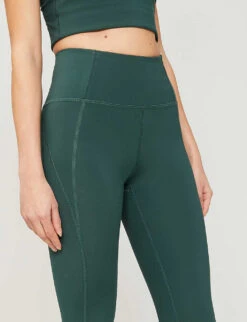 Girlfriend Collective Compressive 7/8 High-rise Stretch-jersey Leggings -Sweaty Betty Store R00037910 MOSS ALT03