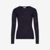 Whistles Annie Metallic Knitted Jumper 1 Whistles Annie Metallic Knitted Jumper -Sweaty Betty Store R00050198 NAVY ALT10
