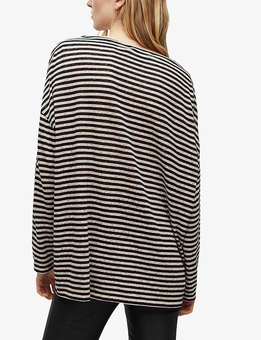 AllSaints Rita Striped Cotton-blend Top 6 AllSaints Rita Striped Cotton-blend Top - Image 4