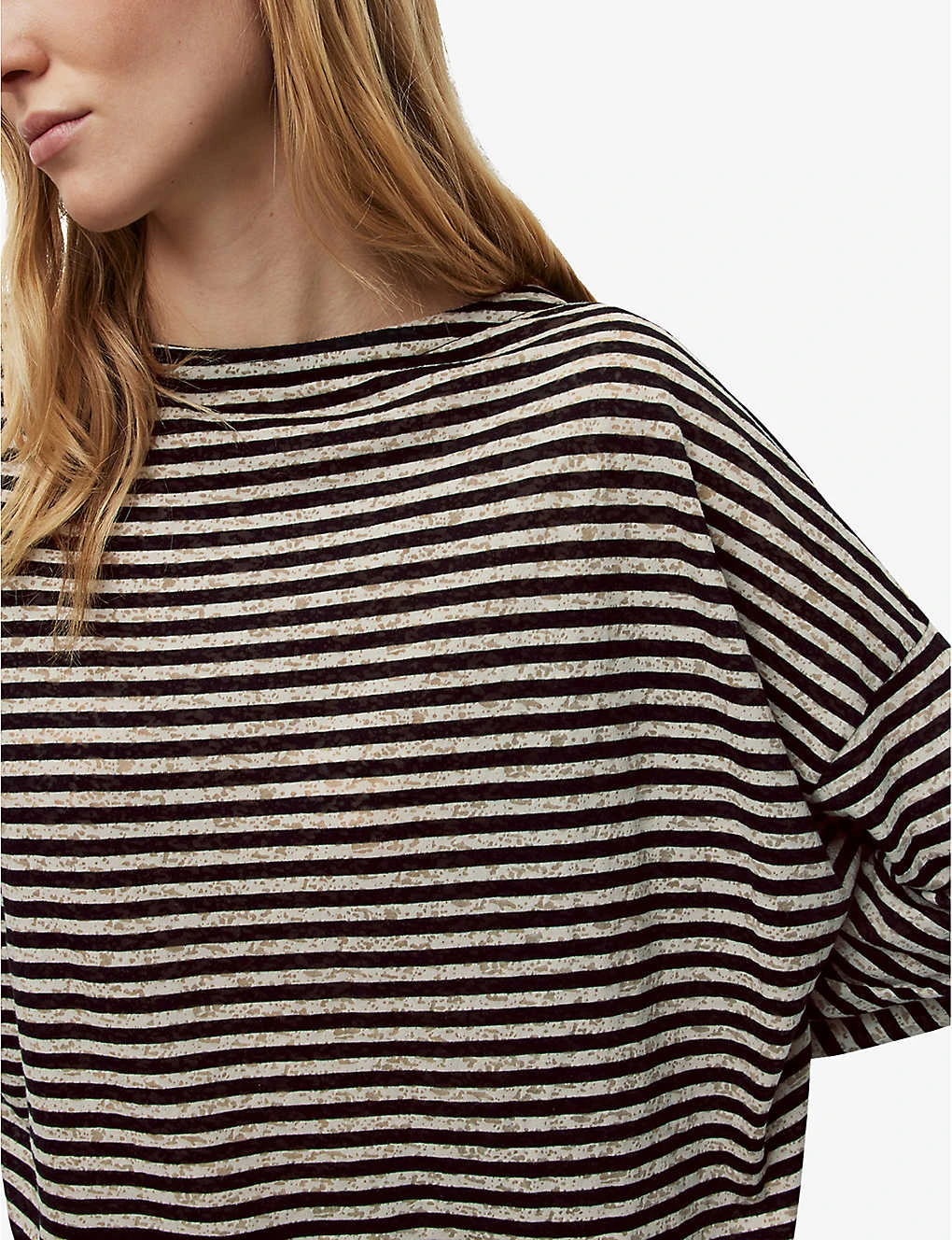 AllSaints Rita Striped Cotton-blend Top 7 AllSaints Rita Striped Cotton-blend Top - Image 5