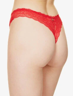 Aubade Rosessence Lace Thong 11 Aubade Rosessence Lace Thong -Sweaty Betty Store R00093751 GALA ALT03