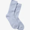 Ribbed Cashmere Bedsocks 1 Ribbed Cashmere Bedsocks -Sweaty Betty Store R00128903 PALEBLUEMARL M