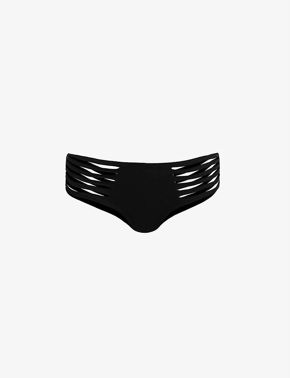AGENT PROVOCATEUR Dakotta Cutout-panel Mid-rise Bikini Bottoms 3 AGENT PROVOCATEUR Dakotta Cutout-panel Mid-rise Bikini Bottoms