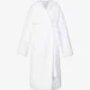 Logo-embroidered Recycled-polyester House Robe 2 Logo-embroidered Recycled-polyester House Robe -Sweaty Betty Store R03717254 WHITE M