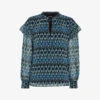 Whistles Ikat-print Crepe Blouse 2 Whistles Ikat-print Crepe Blouse -Sweaty Betty Store R03720341 MULTICOLOURED M