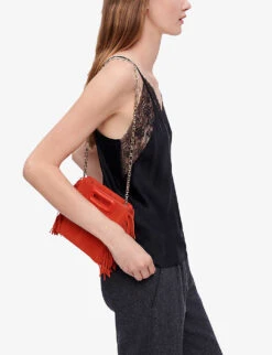 Maje Leatoni Silk Satin And Lace Camisole Top 9 Maje Leatoni Silk Satin And Lace Camisole Top -Sweaty Betty Store R03722854 BLACK ALT02