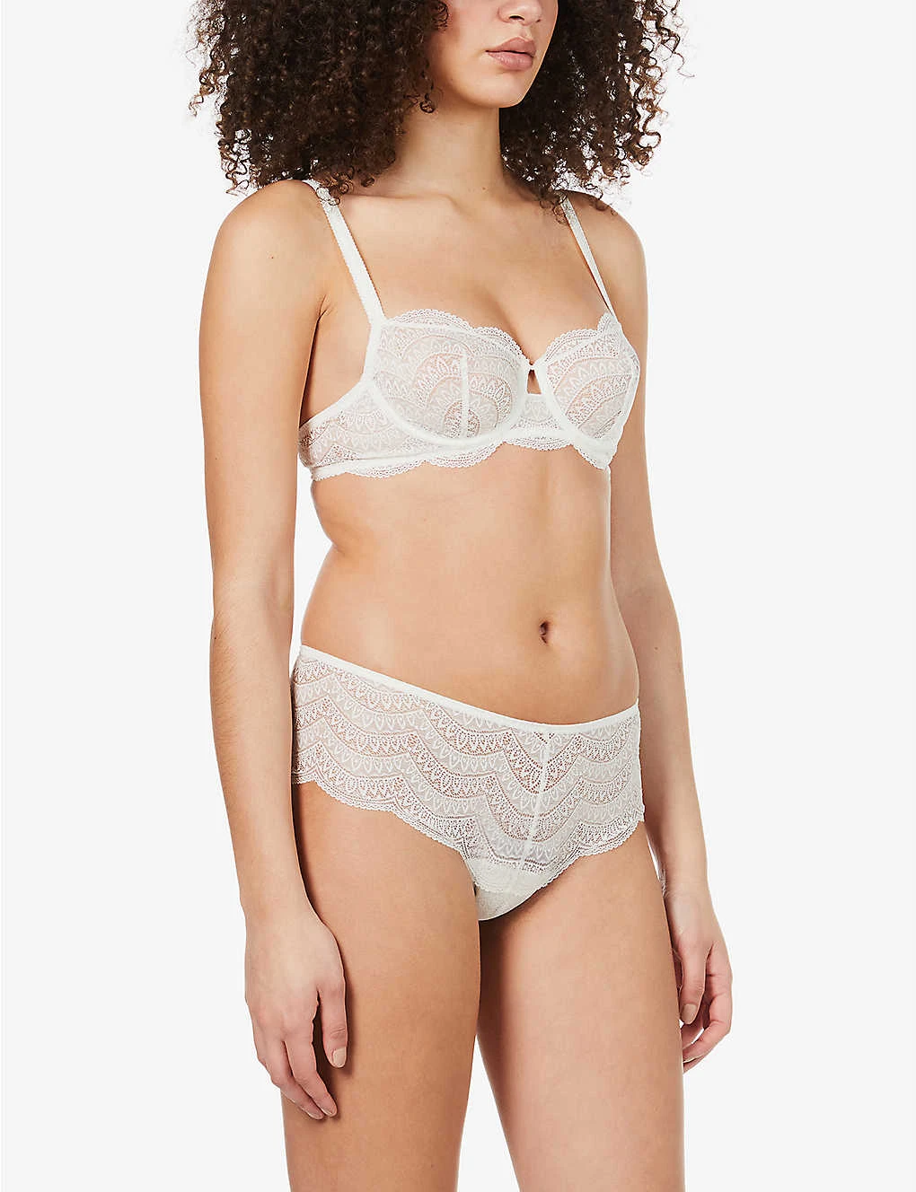 Simone Perele Karma Half-cup Stretch-lace Bra 5 Simone Perele Karma Half-cup Stretch-lace Bra - Image 3
