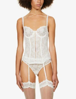 Aubade Toujours Underwired Stretch-lace Basque 9 Aubade Toujours Underwired Stretch-lace Basque -Sweaty Betty Store R03735963 OPALE ALT02