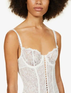 Aubade Toujours Underwired Stretch-lace Basque 11 Aubade Toujours Underwired Stretch-lace Basque -Sweaty Betty Store R03735963 OPALE ALT04