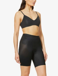 Spanx Thinstincts® 2.0 High-rise Stretch-woven Shorts -Sweaty Betty Store R03736974 VERYBLACK ALT02