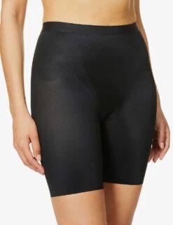 Spanx Thinstincts® 2.0 High-rise Stretch-woven Shorts -Sweaty Betty Store R03736974 VERYBLACK ALT04