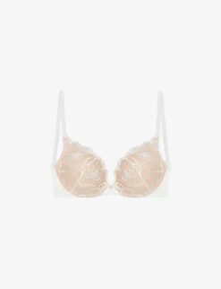 MAISON LEJABY Flora Stretch-woven Push-up Bra