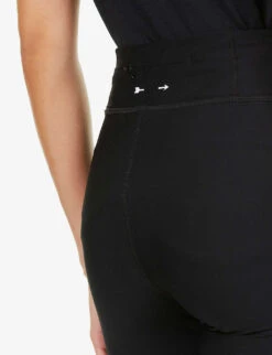 Matte Tech 4-way-stretch Jersey Spin Shorts 11 Matte Tech 4-way-stretch Jersey Spin Shorts -Sweaty Betty Store R03740639 BLACK ALT04