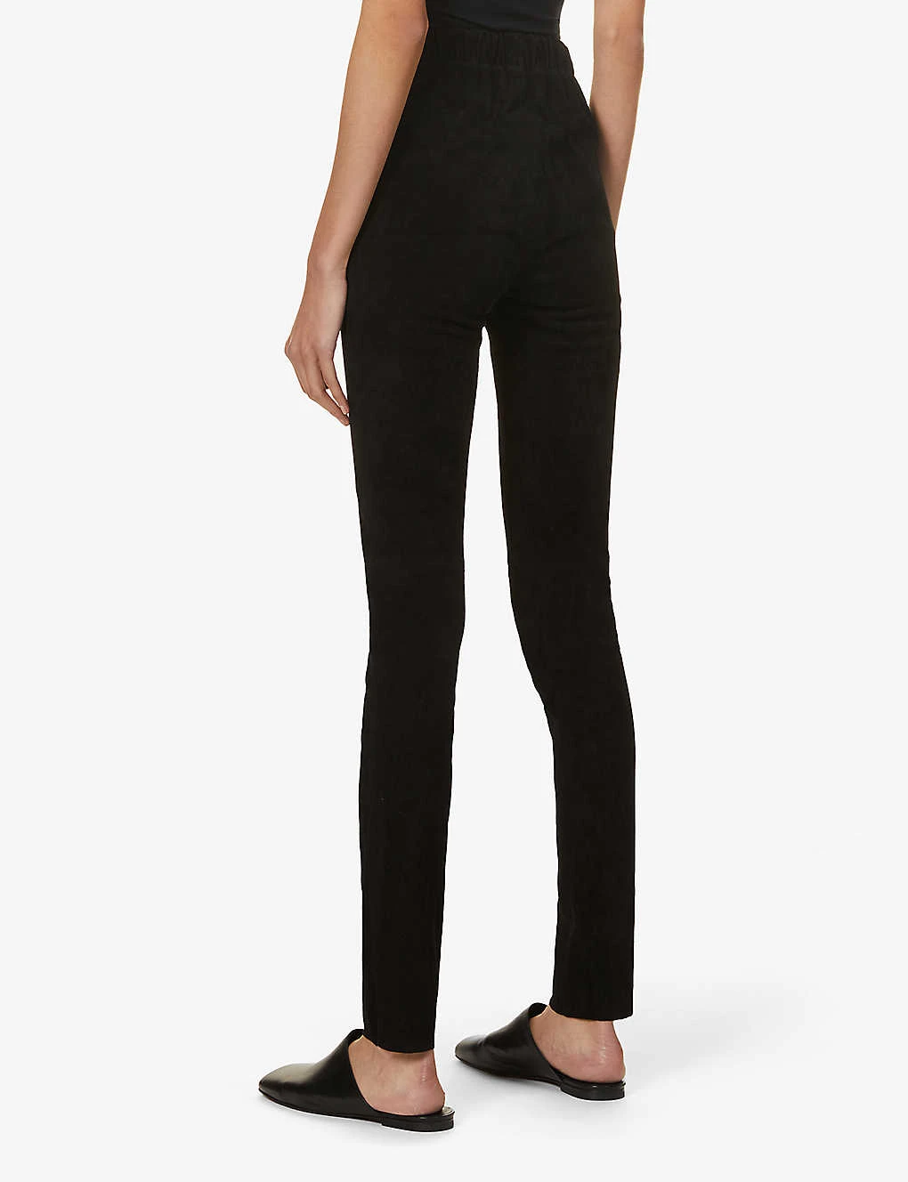Joseph High-rise Suede Leggings 6 Joseph High-rise Suede Leggings - Image 4