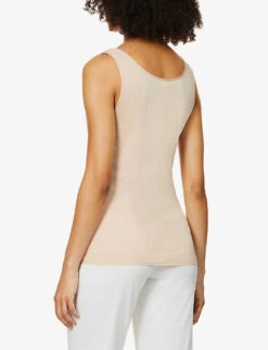 HANRO Seamless Cotton-jersey Vest Top 10 HANRO Seamless Cotton-jersey Vest Top -Sweaty Betty Store R03763939 BEIGE ALT03