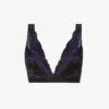 Wacoal Instant Icon Stretch-lace Bralette -Sweaty Betty Store R03767812 BLACKECLIPSE M