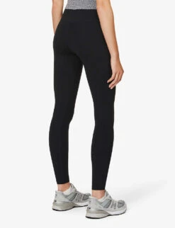 Airweight High-rise Stretch-jersey Leggings -Sweaty Betty Store R03780859 BLACK ALT03