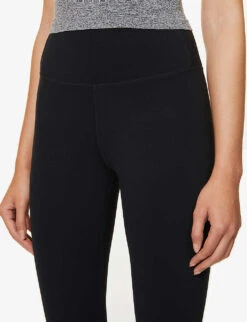 Airweight High-rise Stretch-jersey Leggings -Sweaty Betty Store R03780859 BLACK ALT04