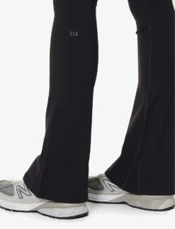 Raquel Flared High-rise Stretch-woven Leggings 11 Raquel Flared High-rise Stretch-woven Leggings -Sweaty Betty Store R03780861 BLACK ALT04