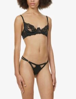 Seraphine Silk-blend Plunge Bra 9 Seraphine Silk-blend Plunge Bra -Sweaty Betty Store R03796317 BLACK ALT02