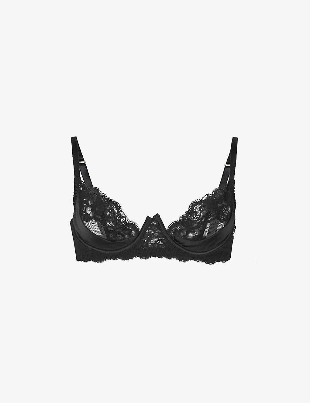 Seraphine Silk-blend Plunge Bra 3 Seraphine Silk-blend Plunge Bra