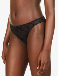 Aubade Sofessence Mid-rise Mesh Briefs 9 Aubade Sofessence Mid-rise Mesh Briefs -Sweaty Betty Store R03808091 NOIR ALT02