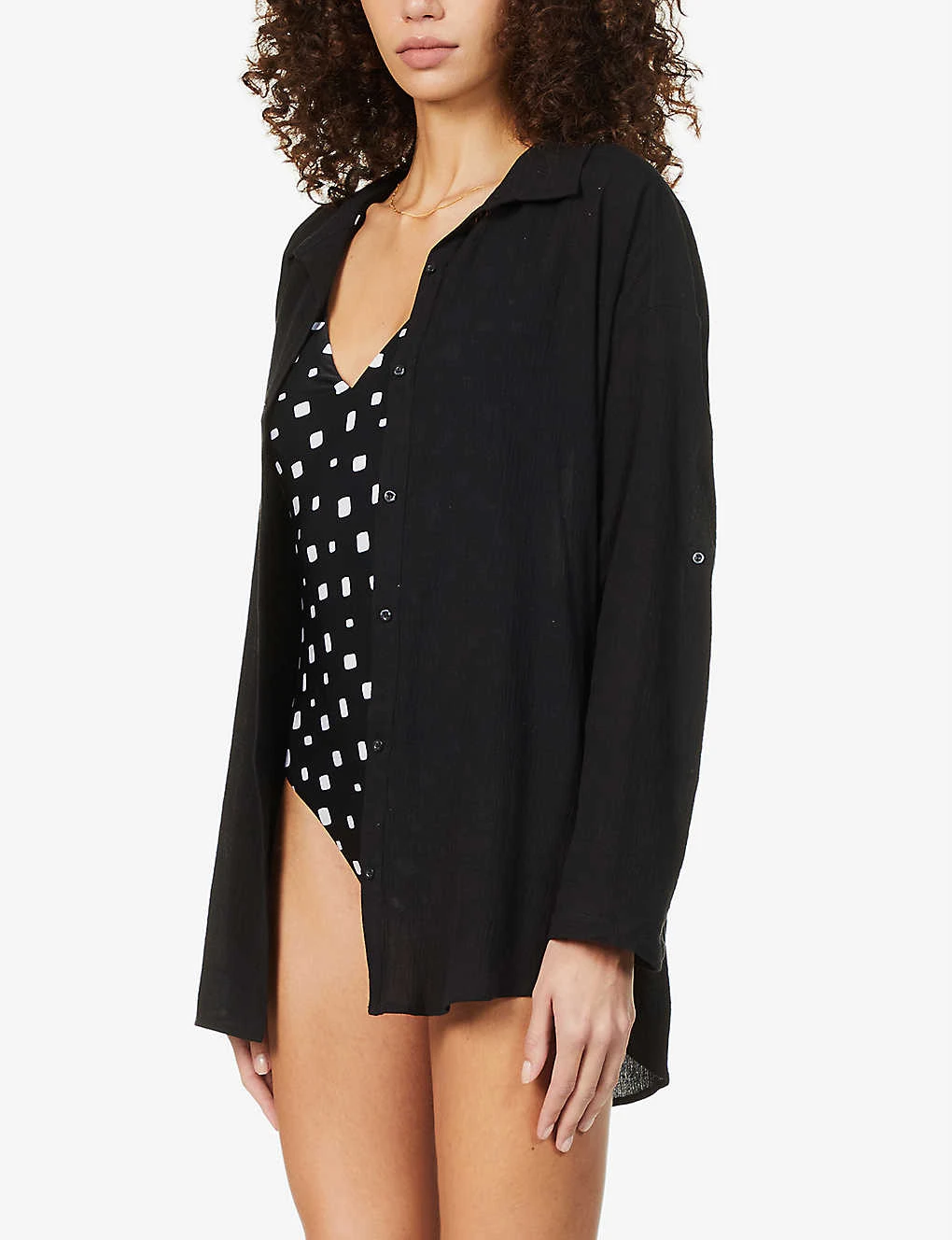 Seafolly Classic Cotton Beach Shirt 5 Seafolly Classic Cotton Beach Shirt - Image 3