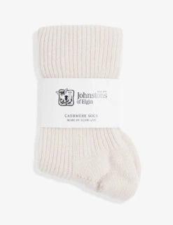 Ribbed Cashmere Socks