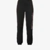 AGENT PROVOCATEUR Rayley Tapered-leg High-rise Cotton-jersey Jogging Bottoms -Sweaty Betty Store R03832467 BLACKBABYPINK M